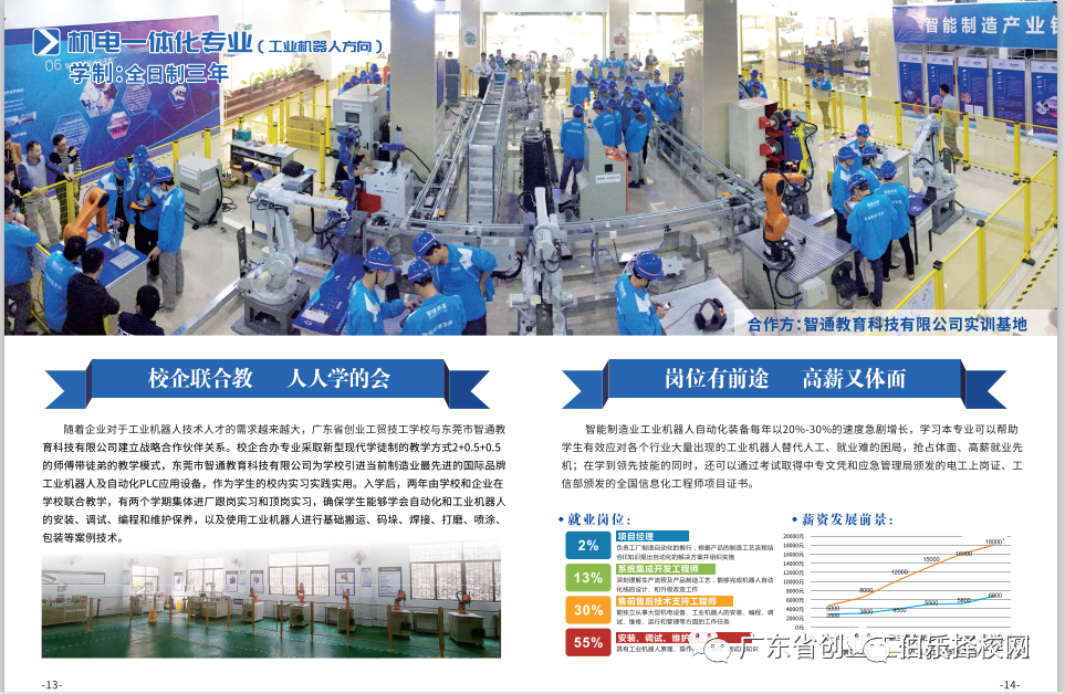 广东省创业工贸技工学校招生简章-广东技校排名网